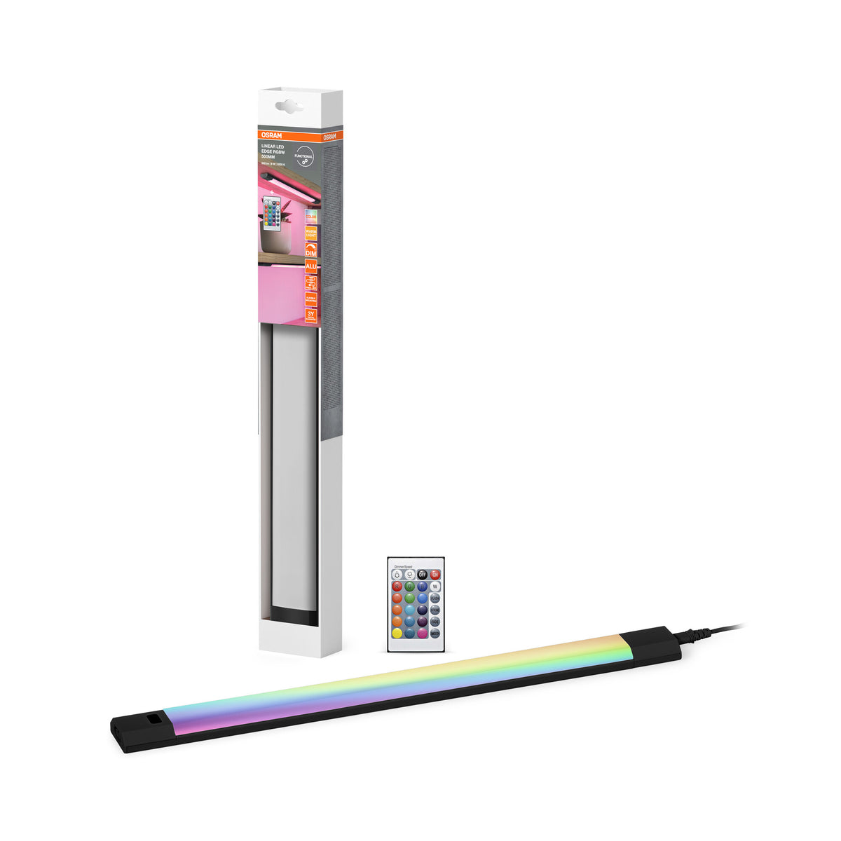 OSRAM Linear Edge Sensor 30 cm 8 W RGBW DIM zwart