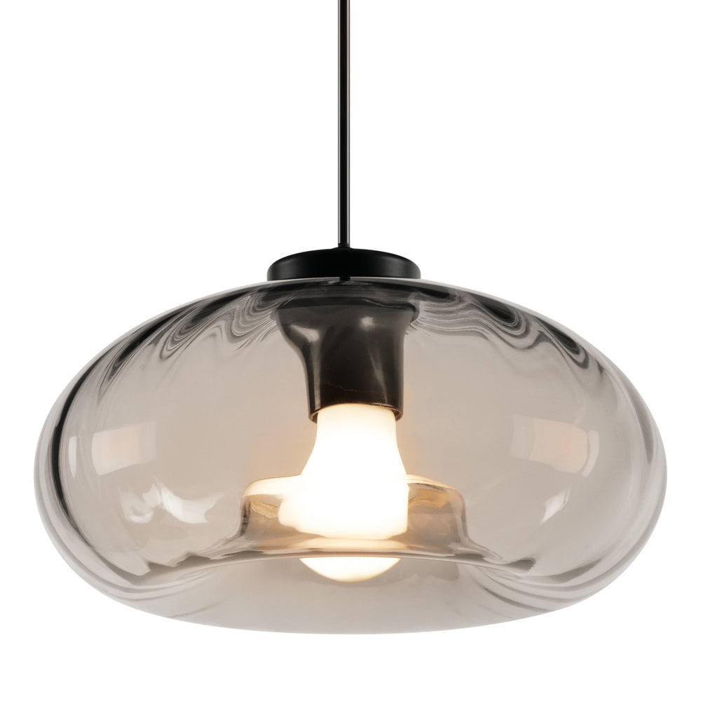 OSRAM DECOR Hanglamp met rookglas E27 Zwart