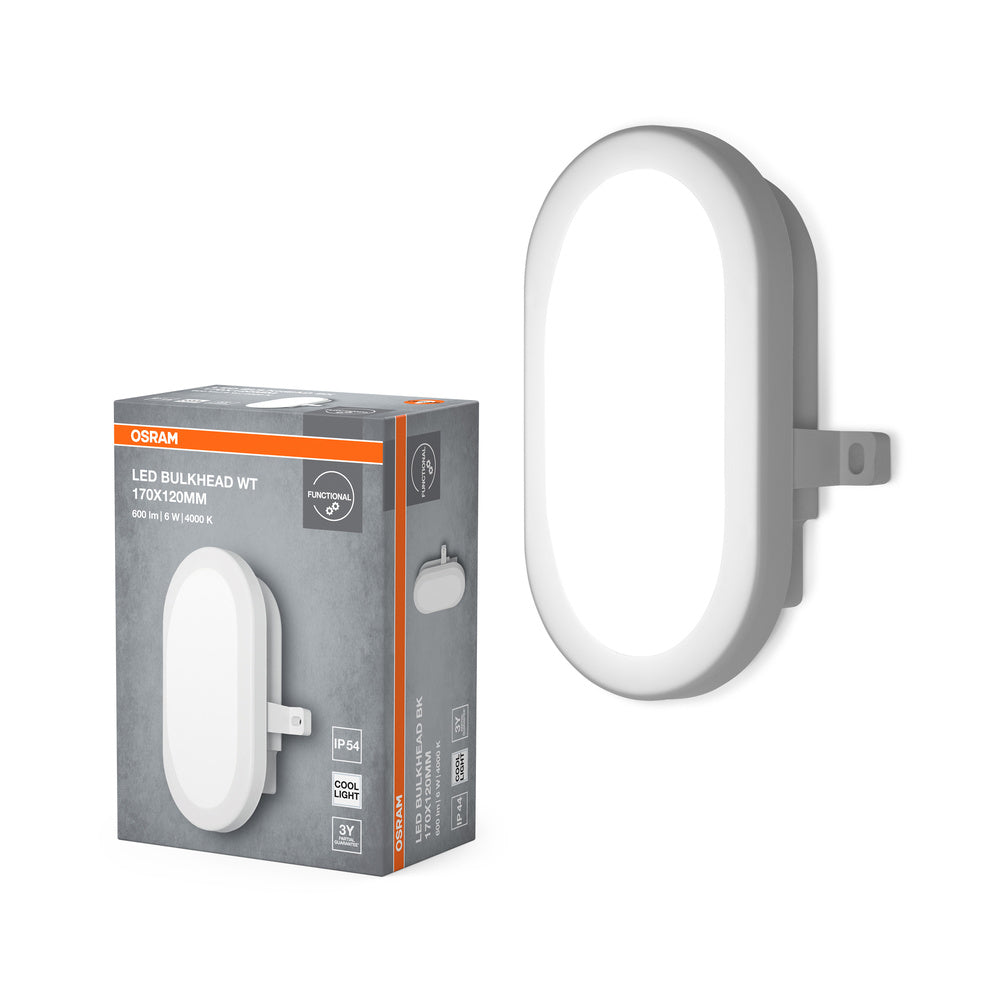 OSRAM LED-functionele lamp, verlichting voor buitentoepassingen, koel wit, LED-wandlamp