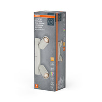 OSRAM LED-spot achthoekige plafondlamp 2 x 3,4W, GU10, 460lm, wit