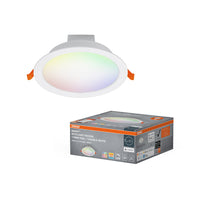 OSRAM Matter SMART+ Inbouwspot RECESS DOWNLIGHT TW, Ø 170mm, RGB 12W, 220…240 V, 2700…6500K, IP20