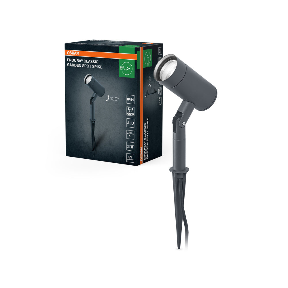 OSRAM ENDURA Tuin buitenlamp met grondpen, zwart, GU10