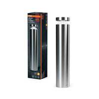 OSRAM ENDURA Style Cylinder buitenwandlamp 50 cm, 6 W, 3000 K, 660 lm, modern roestvrijstalen ontwerp, IP44 voor gevels en entrees