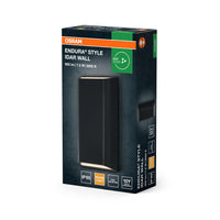OSRAM ENDURA® Style IP65 Wandlamp Donkergrijs, 340 lm, 3000 K, warm wit