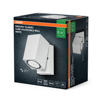 OSRAM ENDURA Classic Cube buitenwandlamp, wit, GU10