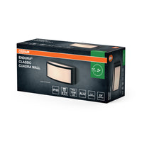 OSRAM ENDURA CLASSIC CUADRA buitenwandlamp, donkergrijs