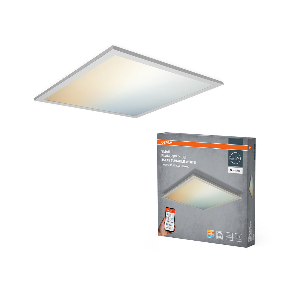 OSRAM Matter SMART+ PLANON PLUS LED-paneel, instelbaar wit, 450x450