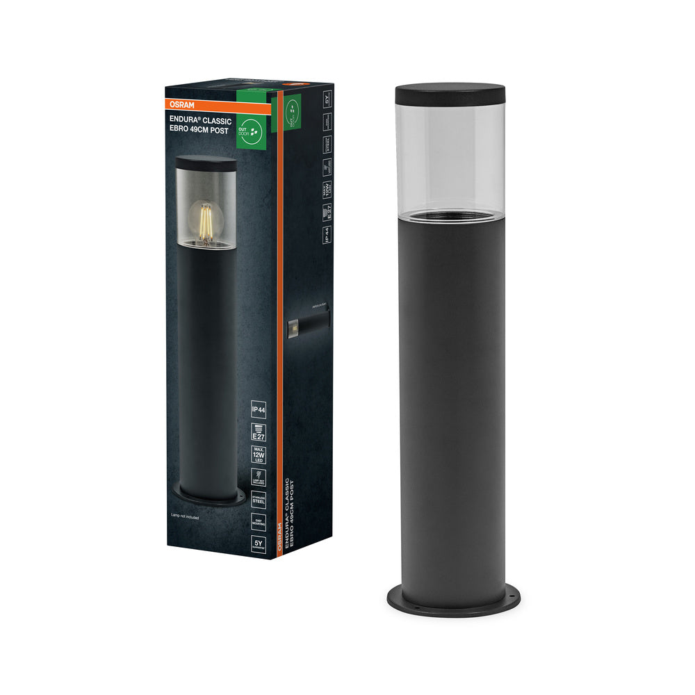 OSRAM ENDURA CLASSIC EBRO tuinpaallamp, donkergrijs, 49 cm