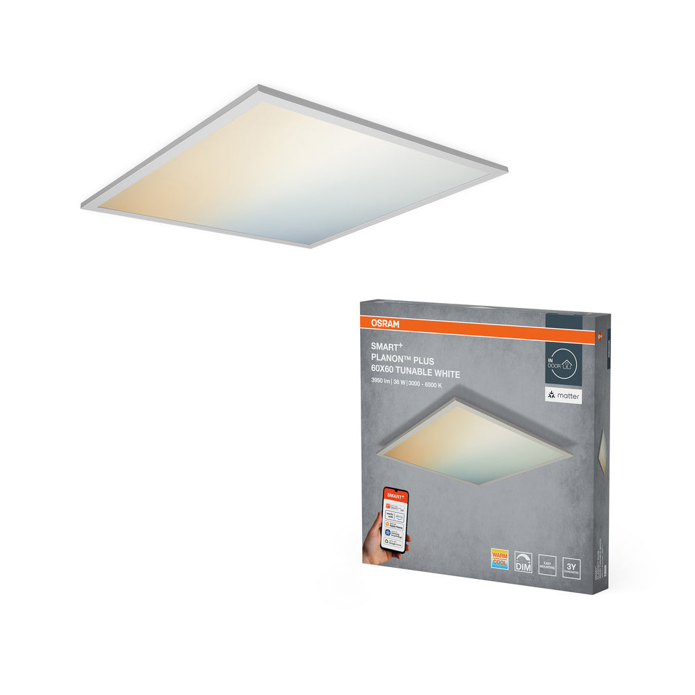 OSRAM Matter SMART+ PLANON PLUS LED Panel Tunable Weiß 600X600