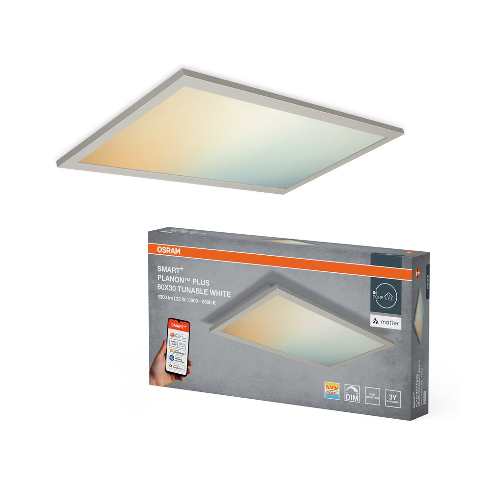 OSRAM Matter SMART+ PLANON PLUS LED-paneel, instelbaar wit, 600x300