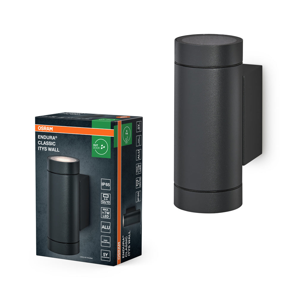 OSRAM ENDURA CLASSIC ITYS W buitenwandlamp, donkergrijs
