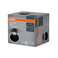 OSRAM SPOT TWIST Ø 93mm downlight, zwart, 10W, 800lm, 840 WT