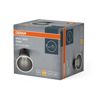 OSRAM SPOT TWIST Ø 93mm downlight, zilver, 10W, 800lm, 830 WT