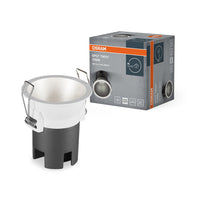 OSRAM SPOT TWIST Ø 70mm downlight, zilver, 5W, 400lm, 840 WT