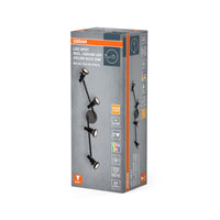OSRAM LED-spot GU10 plafondlamp 4 x 3,4W, 920lm, zwart