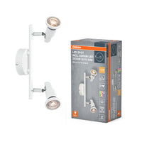 OSRAM LED-spot GU10 plafondlamp 2 x 3,4W, 460lm, wit