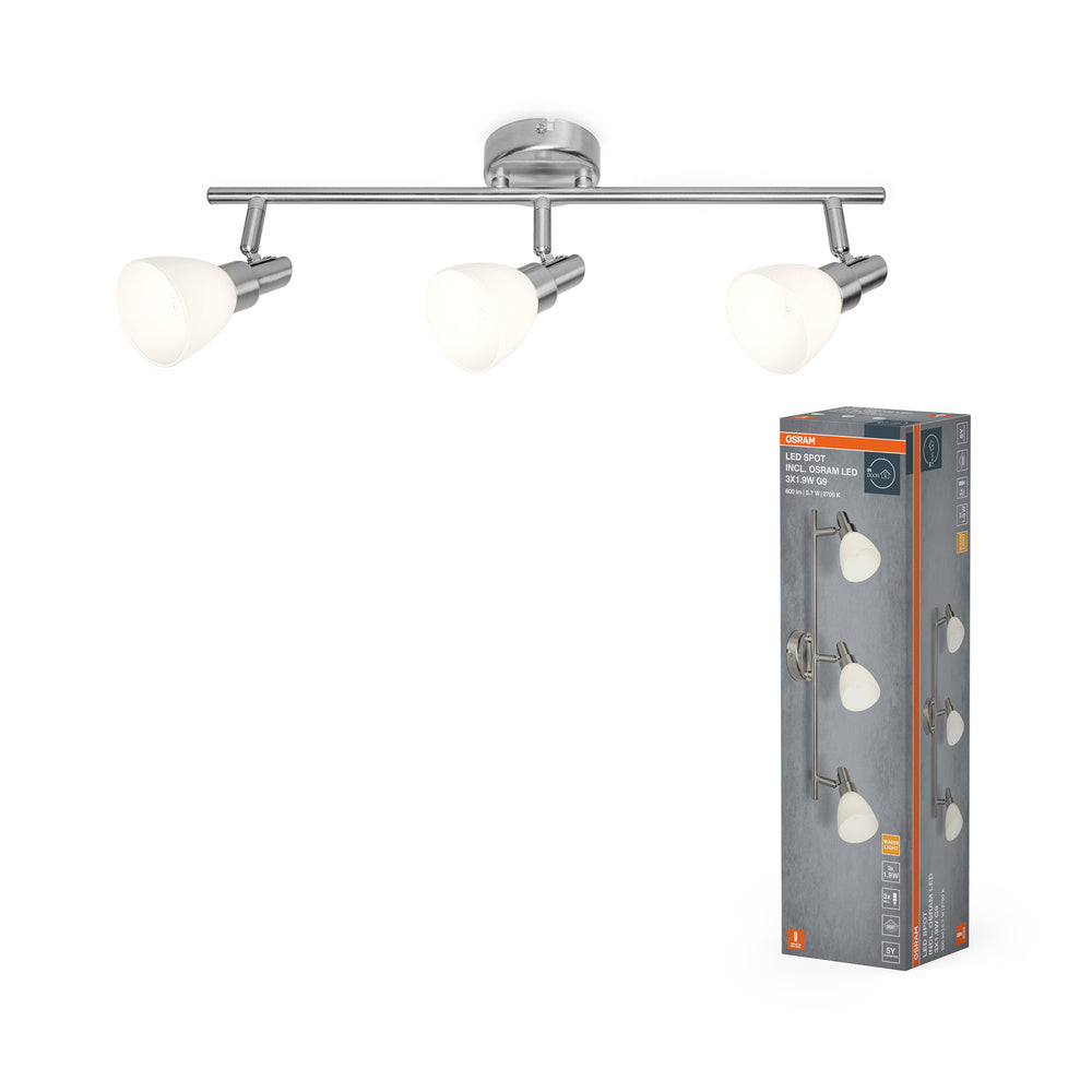 OSRAM LED SPOT G9 3 x 1,9W, 600 lm, 2700 K, warm wit