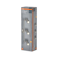 OSRAM LED-SPOT GEBORSTELD ZILVER GU10 3 x 2,6W, 690 lm, 2700 K, warm wit