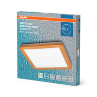 OSRAM ORBIS Disc Badkamer Plafondlamp 30x30cm 22W IP44 Houtdecor