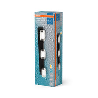 OSRAM ORBIS Flame Badkamerwandlamp 16,5W Klik CCT IP44 Zwart