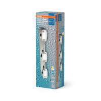 OSRAM ORBIS Flame Badkamerwandlamp 16,5W Klik CCT IP44 Chroom