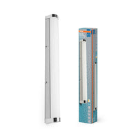 OSRAM ORBIS buisvormige badkamerspiegel/wandlamp met mat glas, 12W, 60 cm, chroom