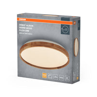 OSRAM ORBIS Alison plafondlamp 16W dimbaar Click-DIM 295mm houtdecor