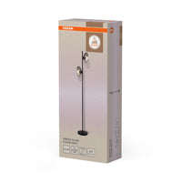 OSRAM DECOR Rookglazen Vloerlamp 2xE14 Zwart
