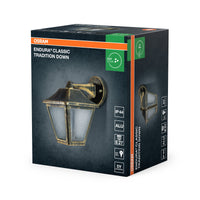 OSRAM ENDURA Classic wandlamp goud, aluminium