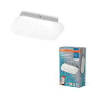 OSRAM Matter SMART+ ORBIS AQUA LED-plafondlamp voor de badkamer, 28x16 cm, instelbaar wit, 12W / 3000-6500K