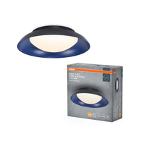 OSRAM ORBIS Plate plafondlamp 19W 310 mm zwart/blauw