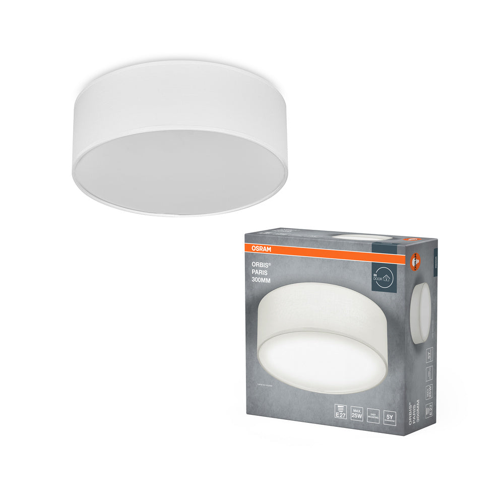 OSRAM ORBIS PARIS plafondlamp 300 mm, wit, E27