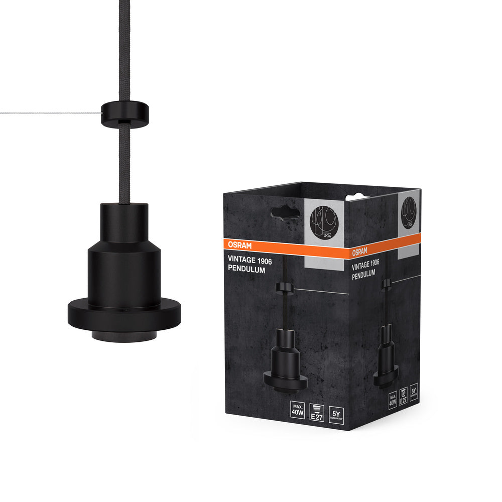 OSRAM Vintage 1906® Pendel Hanglamp Zwart E27