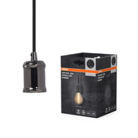 OSRAM Vintage 1906® hanglamp met spoel E27, antracietkleurig