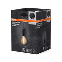 OSRAM Vintage 1906® Hanglamp ROND E27, zwart