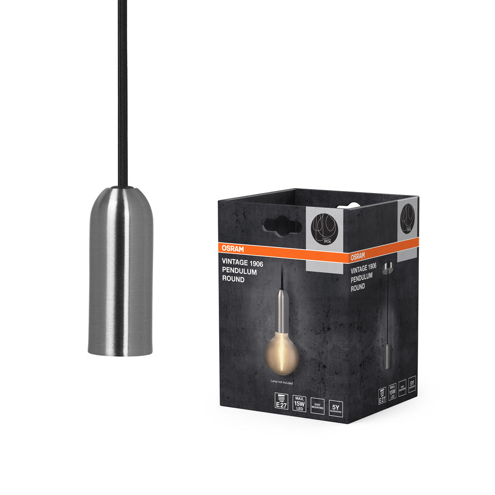 OSRAM Vintage 1906® Hanglamp ROND E27, chroom