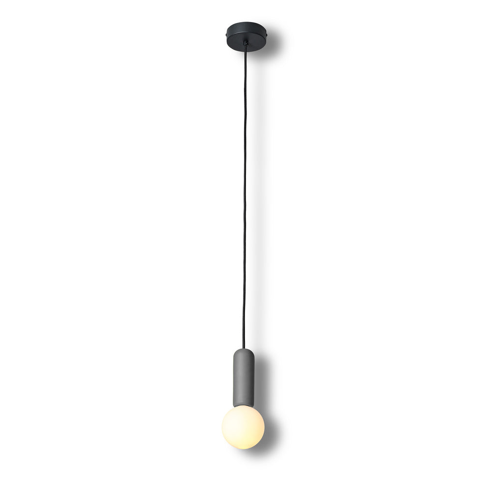 OSRAM DECOR Concrete Mic hanglamp 1xG9 Donkergrijs