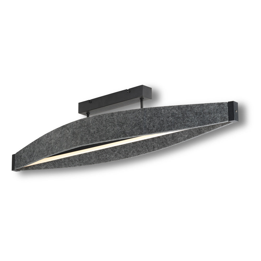 OSRAM DECOR Flat Felt Deckenleuchte 23W 830 Dunkelgrau