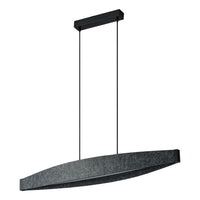 OSRAM DECOR Platte vilten hanglamp 23W 830 Donkergrijs