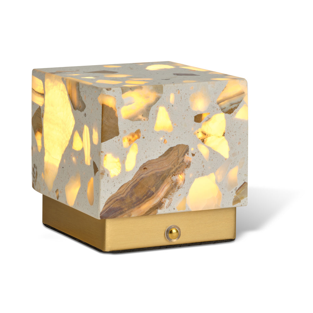 OSRAM DECOR Gleam oplaadbare tafellamp, 2W Touch CCT, dimbaar, wit