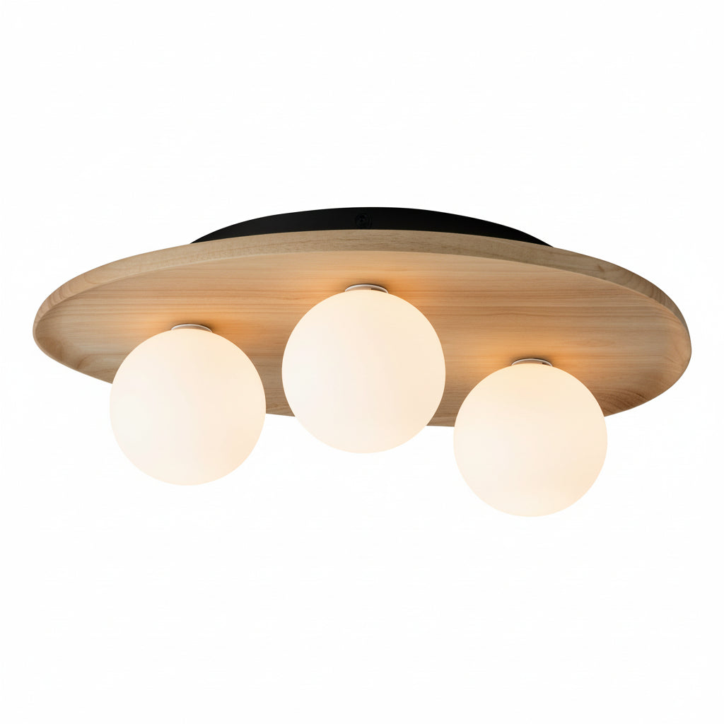 OSRAM DECOR Houten Nest Plafondlamp 1xG9 Bruin