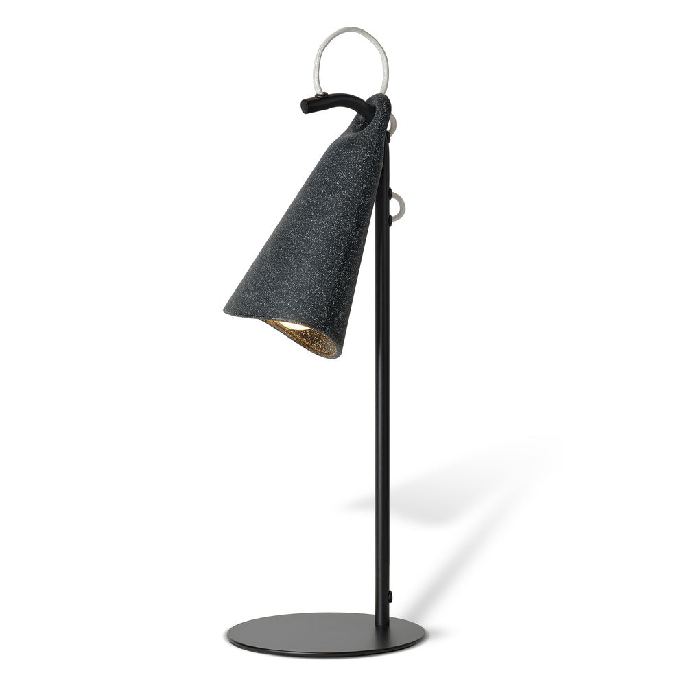 OSRAM Decor Bell Tischleuchte E27 Schwarz, Tischlampe, Metall, PCR, mit flexibel einstellbarem Leuchtenschirm