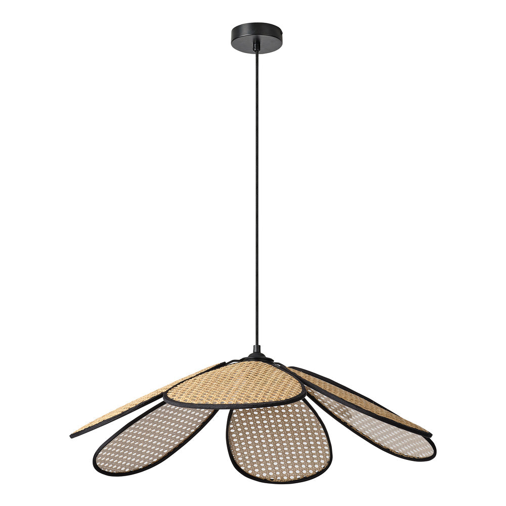 Decor Rattan Daisy Pendant 690 E27 Brown