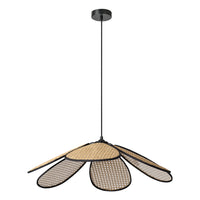 Decor Rattan Daisy Pendant 690 E27 Brown