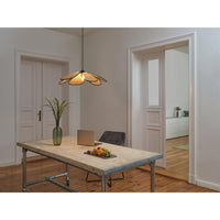 Decor Rattan Daisy Pendant 690 E27 Brown