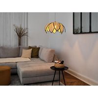 Decor Rattan Lotus Pendant 480 E27 Brown