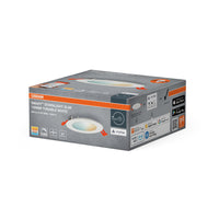 OSRAM Matter SMART+ inbouwspot Ø 120 mm TW 8W instelbaar wit, 3000…6500K