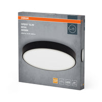 OSRAM ORBIS Slim Moia plafondlamp, zwart, 36W, 4500lm