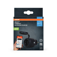 LEDVANCE Matter SMART+ COMPACT Plug smarte outdoor Steckdose, schwarz