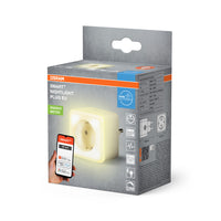 OSRAM Wifi SMART+ NACHTLAMPJE met EU-stekker, draadloos stopcontact en nachtlampje, wit